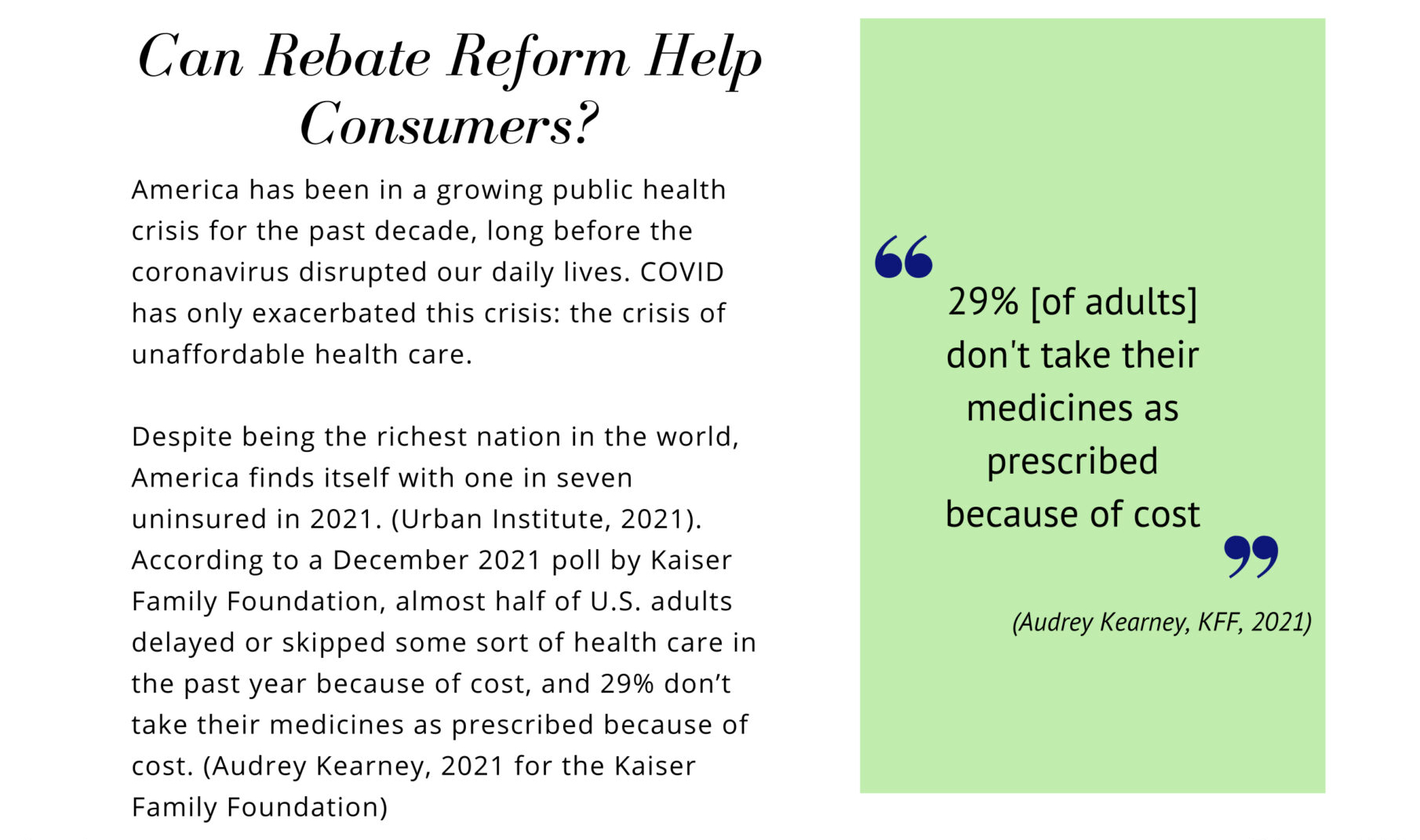 Rebate Reform